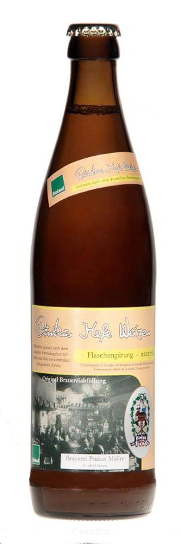 Produktfoto zu Pinkus Hefe-Weizen KISTE (8 x 0,5l)