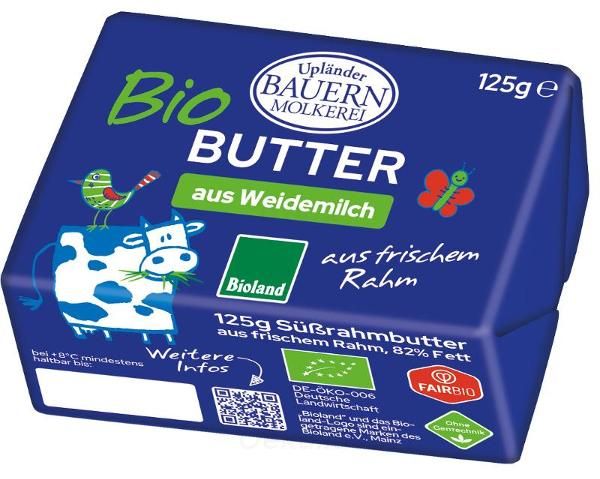 Produktfoto zu Süßrahmbutter 125g