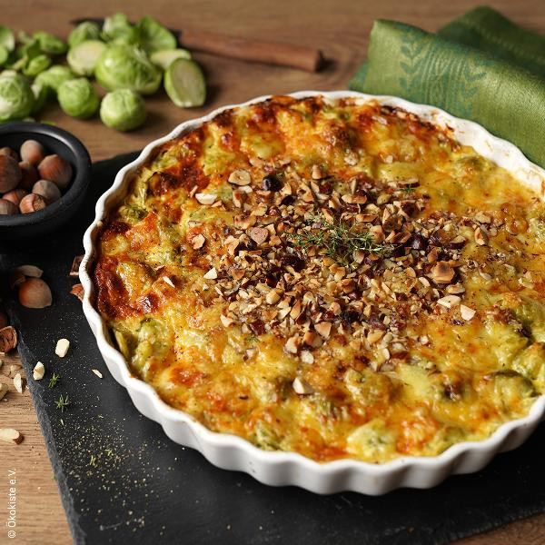 Produktfoto zu Rezept: Rosenkohlgratin (4 Portionen)