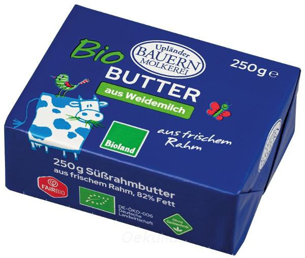 Produktfoto zu Süßrahmbutter 250g