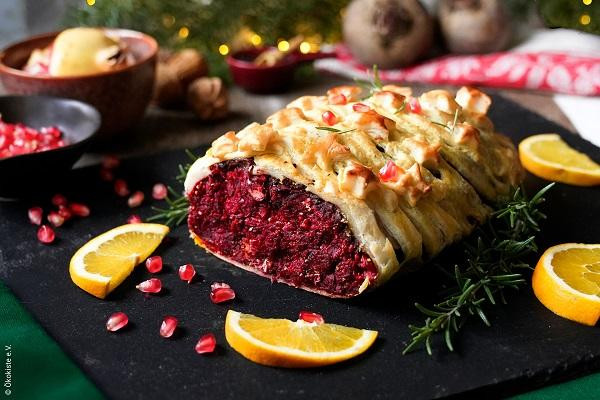 Produktfoto zu Rezept: Rote Bete Wellington (8 Port.)