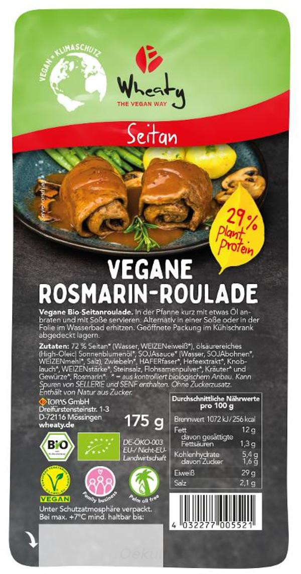 Produktfoto zu Vegane Rosmarin-Roulade