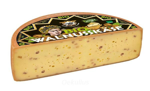 Produktfoto zu Heumilchkäse Walnuss