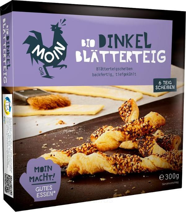 Produktfoto zu Blätterteig Dinkelmehl