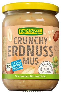 Produktfoto zu Erdnussmus Crunchy mit Salz 500g