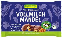 Produktfoto zu Vollmilch-Schokolade mit ganzen Mandeln