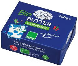 Produktfoto zu Süßrahmbutter 250g