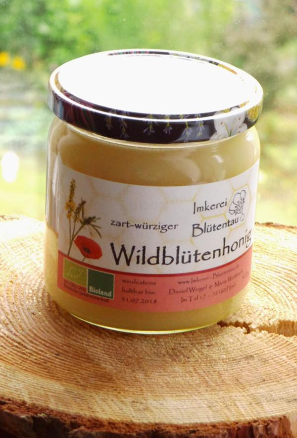 Produktfoto zu Wildblütenhonig 250g