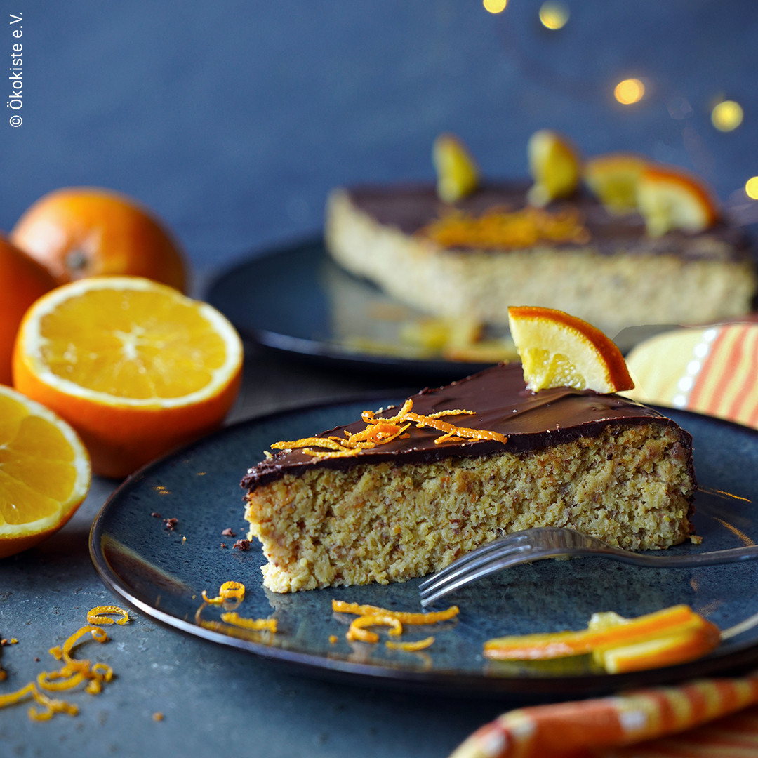 Rezept: Orangen-Mandel-Kuchen