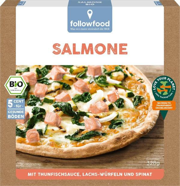 Produktfoto zu Pizza Salmone