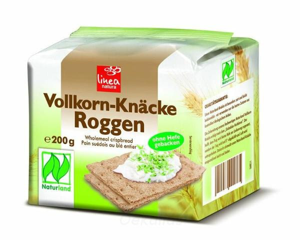 Produktfoto zu Roggen Vollkorn Knäcke