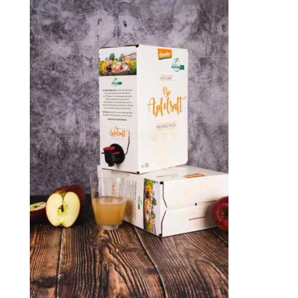 Produktfoto zu Apfelsaft Bag in Box (3 Liter)