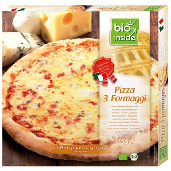 Produktfoto zu Holzofen-Pizza 3 Formaggi