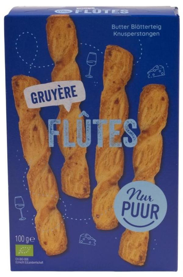 Produktfoto zu Flûtes mit Gruyère Käse