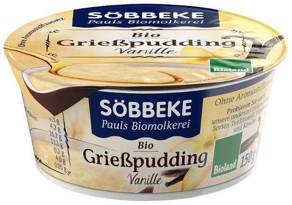 Produktfoto zu Grießpudding mit Vanille