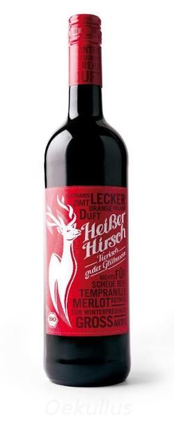 Produktfoto zu Heißer Hirsch Glühwein rot (11% vol.)